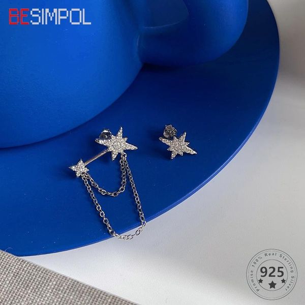 stud besimpol asymmetric 100% real 925 sterling silver earrings zircon full stars for women fine jewelry birthday gifts, Golden;silver
stud besimpol asymmetric 100% real 925 sterling silver earrings zircon full stars for women fine jewelry birthday gifts, Golden;silver