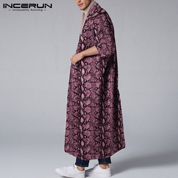 men's trench coats incerun men outerwear leopard print open stitch 3/4 sleeve fashion long casual cloaks streetwear s-5xl 71 p6sn, Tan;black
men's trench coats incerun men outerwear leopard print open stitch 3/4 sleeve fashion long casual cloaks streetwear s-5xl 71 p6sn, Tan;black