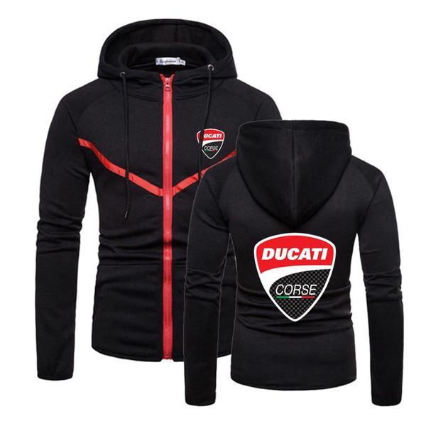 men's hoodies & sweatshirts 2021 men ducati logo print sweatshirt spring and autumn jacket fashion casual zipper hoody custom clothing, Black
men's hoodies & sweatshirts 2021 men ducati logo print sweatshirt spring and autumn jacket fashion casual zipper hoody custom clothing, Black