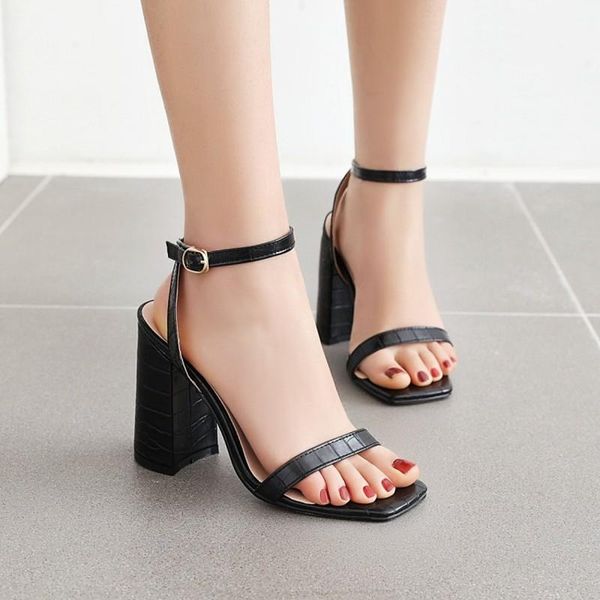 dress shoes women square head sandals fish solid color heeled buckle leather chunky heels casual plus size 34-48, Black
dress shoes women square head sandals fish solid color heeled buckle leather chunky heels casual plus size 34-48, Black