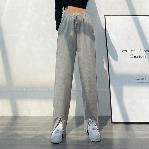 women's pants & capris women split loose casual joggers sports high elastic fitness slim running tights sportswear wide leg trousers cl, Black;white
women's pants & capris women split loose casual joggers sports high elastic fitness slim running tights sportswear wide leg trousers cl, Black;white