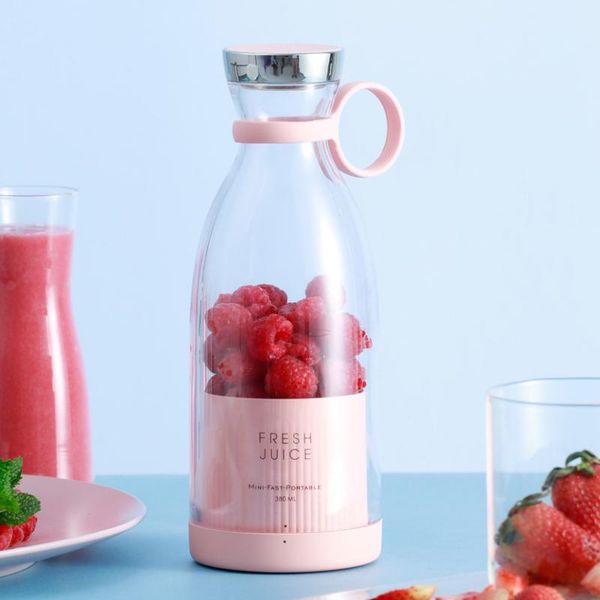 juicers 500ml usb electric juicer portable blender rechargeable pink/white fashion household blending cup
juicers 500ml usb electric juicer portable blender rechargeable pink/white fashion household blending cup
