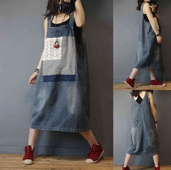 spring/summer strap denim skirt girl mid-length stitched brice wash to do the old big size sen woman 210421, Black;gray
spring/summer strap denim skirt girl mid-length stitched brice wash to do the old big size sen woman 210421, Black;gray