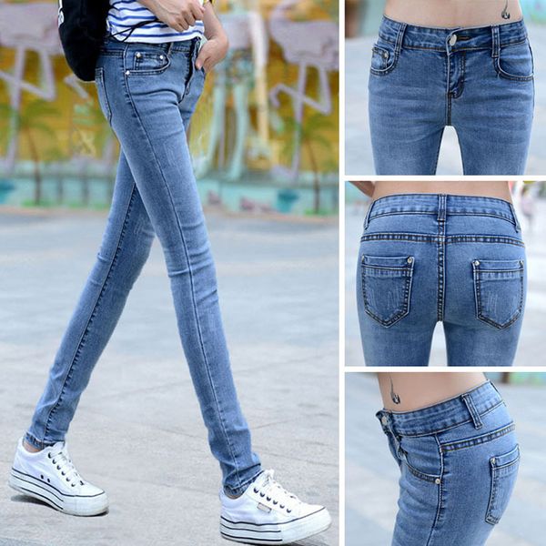 women's jeans light color new versatile spring and autumn korean jeans slim tight 2021 pants leggings, Blue
women's jeans light color new versatile spring and autumn korean jeans slim tight 2021 pants leggings, Blue