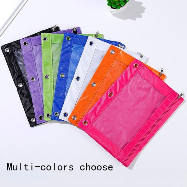 pencil bags three-hole large-capacity bag oxford cloth creative transparent zipper case practical
pencil bags three-hole large-capacity bag oxford cloth creative transparent zipper case practical