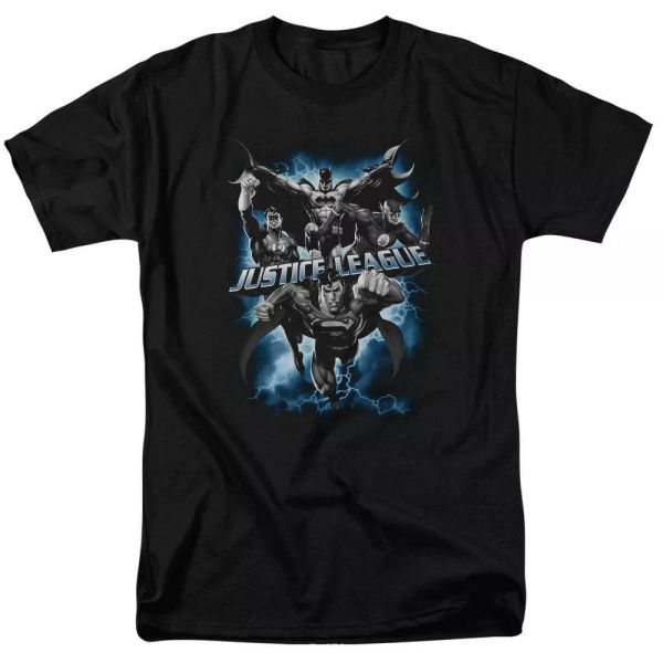justice league of america - justice storm t-shirt dc comics sizes s-3x new, White;black
justice league of america - justice storm t-shirt dc comics sizes s-3x new, White;black