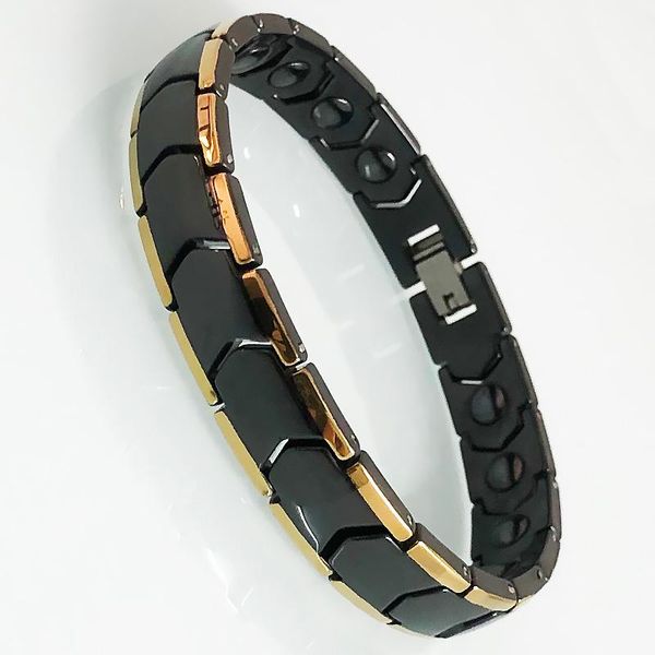 link, chain men's black white gold plated ceramic wrist hand bracelets women's energy health care germanium bio therapy magnetic w
link, chain men's black white gold plated ceramic wrist hand bracelets women's energy health care germanium bio therapy magnetic w