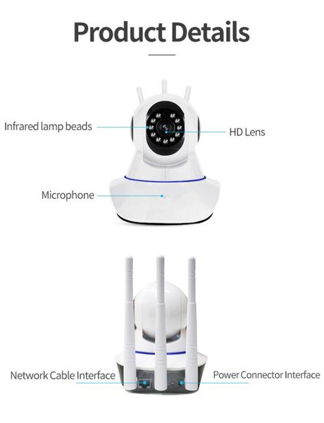 camera wifi wireless smart home security surveillance 2-way audio cctv pet 720p baby monitor cameras ip
camera wifi wireless smart home security surveillance 2-way audio cctv pet 720p baby monitor cameras ip