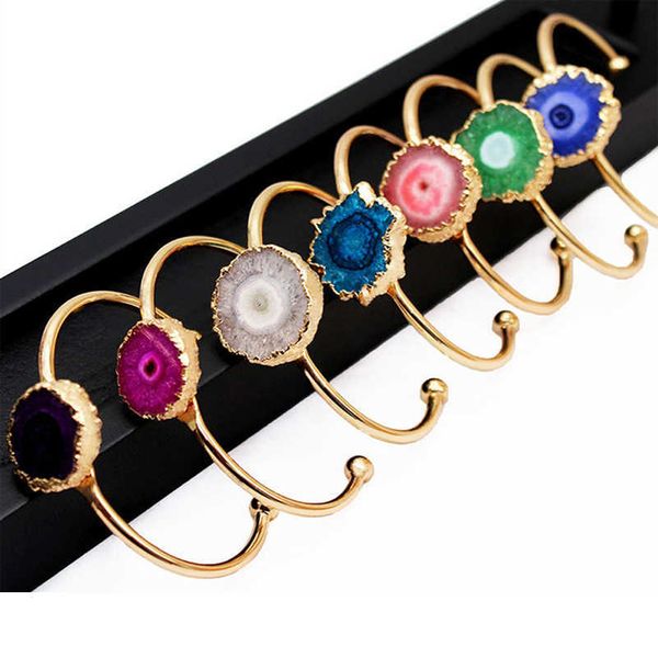 adjustable crystal quartz bangle sunflower design assorted color goldtone plating edged bracelet heavy duty sun stone q0719, Black
adjustable crystal quartz bangle sunflower design assorted color goldtone plating edged bracelet heavy duty sun stone q0719, Black