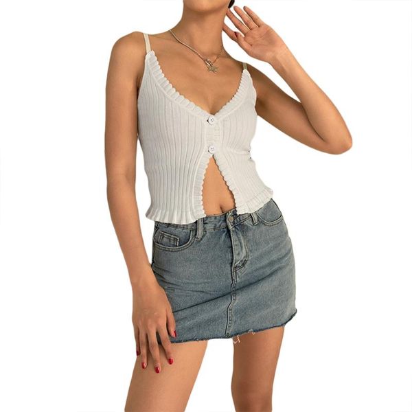 female camisole solid color v-neck ruffled vest sleeveless crop with buttons for adults white s//l women's tanks & camis
female camisole solid color v-neck ruffled vest sleeveless crop with buttons for adults white s//l women's tanks & camis