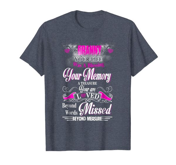 my granny guardian angel-for my granny lives in heaven shirt, White;black
my granny guardian angel-for my granny lives in heaven shirt, White;black