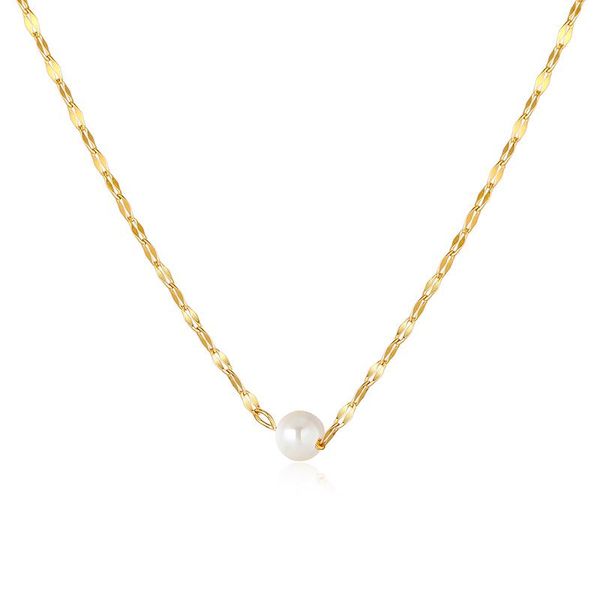 chains 2021 stainless steel lip chain pearl golden female clavicle simple short style can be stacked necklace and bracelet, Silver
chains 2021 stainless steel lip chain pearl golden female clavicle simple short style can be stacked necklace and bracelet, Silver