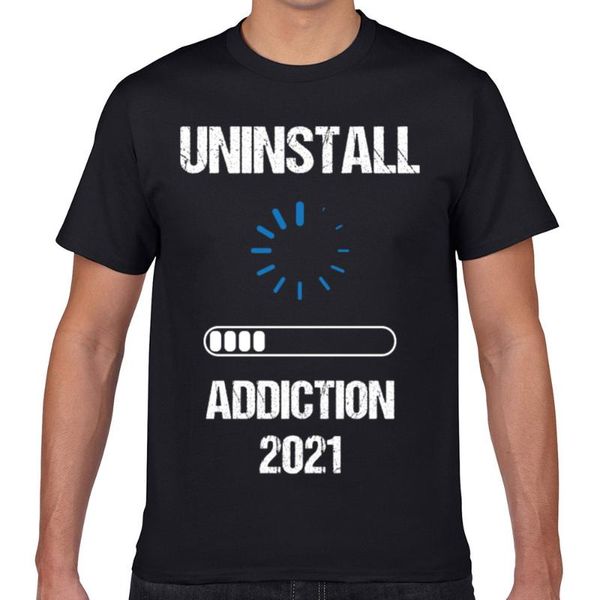 men's t-shirts t shirt men uninstall addiction 2021 funny harajuku geek custom male tshirt, White;black
men's t-shirts t shirt men uninstall addiction 2021 funny harajuku geek custom male tshirt, White;black