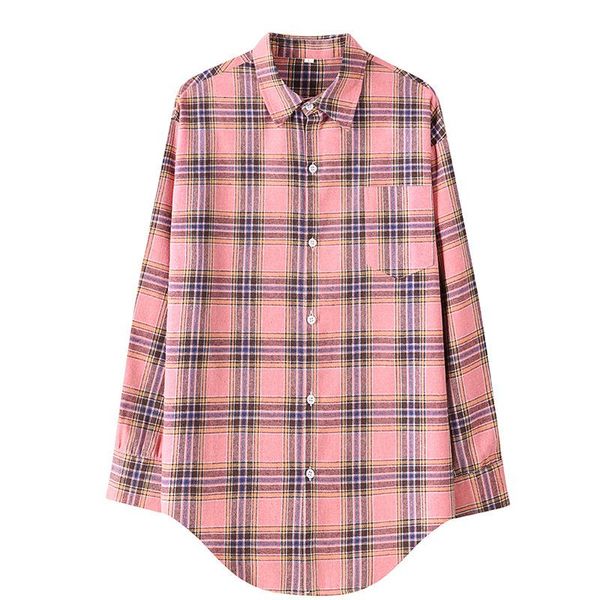 women's blouses & shirts 2021 women plus size long sleeve cotton turn-down collar slim plaid shirt female casual blouse -xxxl, White
women's blouses & shirts 2021 women plus size long sleeve cotton turn-down collar slim plaid shirt female casual blouse -xxxl, White