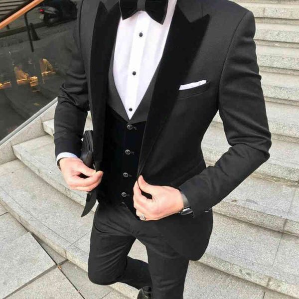 men's suits & blazers slim fit mens for wedding prom with black velvet lapel groom tuxedos 3 piece formal male set jacket pants vest la, White;black
men's suits & blazers slim fit mens for wedding prom with black velvet lapel groom tuxedos 3 piece formal male set jacket pants vest la, White;black