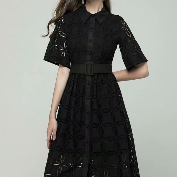 autumn retro short-sleeve single-breasted self-cultivation medium temperament length dress quality female, Black;gray
autumn retro short-sleeve single-breasted self-cultivation medium temperament length dress quality female, Black;gray
