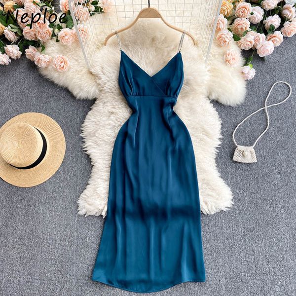 neploe temperament party dress women v neck sleeveless camis vestidos high waist hip a line robe summer solid 210510, Black;gray
neploe temperament party dress women v neck sleeveless camis vestidos high waist hip a line robe summer solid 210510, Black;gray
