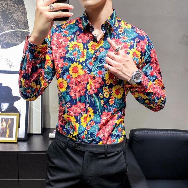 men's casual shirts hawaiian flower mens fashion slim fit cotton large size s-5xl male camisa 13 color options oq8i, White;black
men's casual shirts hawaiian flower mens fashion slim fit cotton large size s-5xl male camisa 13 color options oq8i, White;black