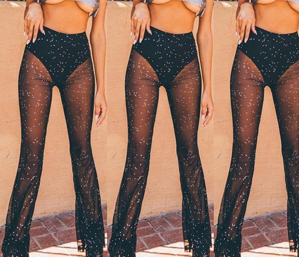 Women Capris Sexy Crochet Beach Wide Leg Pants Lace See Through Swimwear Long Trousers Drop Good Quality, Black;white
Women Capris Sexy Crochet Beach Wide Leg Pants Lace See Through Swimwear Long Trousers Drop Good Quality, Black;white