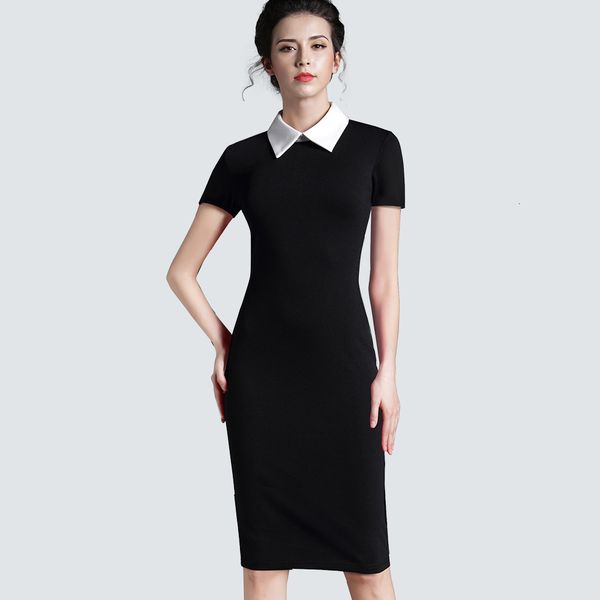 dresses clothing vintage black women formal work business office short sleeve casual bodycon sheath fitted pencil h751, Black;gray
dresses clothing vintage black women formal work business office short sleeve casual bodycon sheath fitted pencil h751, Black;gray