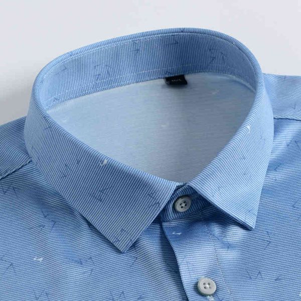 summer casual men short sleeve printed shirts pocket-less design standard-fit comfortable soft stretch thin plaid striped shirt 200925, White;black
summer casual men short sleeve printed shirts pocket-less design standard-fit comfortable soft stretch thin plaid striped shirt 200925, White;black