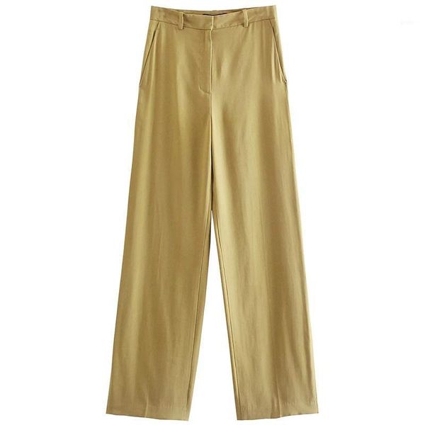 women's pants & capris women's zhenbaili za woman 2022 casual trousers autumn high waist loose career full length ol style female, Black;white
women's pants & capris women's zhenbaili za woman 2022 casual trousers autumn high waist loose career full length ol style female, Black;white