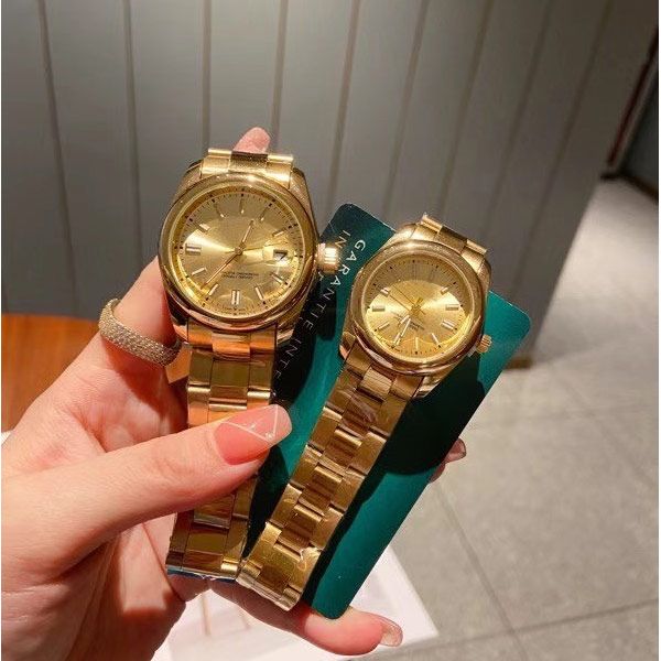 luxury men women watches designer watch all stainless steel band brand gold wirstwatches gift for mens ladies valentine's day present c, Slivery;brown
luxury men women watches designer watch all stainless steel band brand gold wirstwatches gift for mens ladies valentine's day present c, Slivery;brown