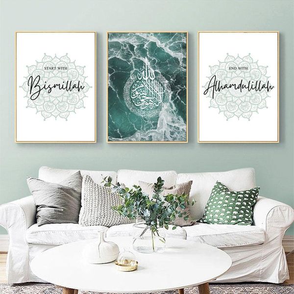 paintings islamic muslim quran quote poster canvas painting arabic calligraphy wall art lotus green pictures print for living room decor
paintings islamic muslim quran quote poster canvas painting arabic calligraphy wall art lotus green pictures print for living room decor