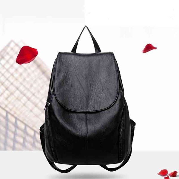 women's foreskin backpack 2021 bag leisure soft leather anti-theft versatile korean
women's foreskin backpack 2021 bag leisure soft leather anti-theft versatile korean