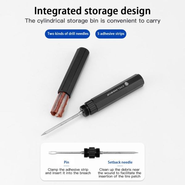 tools bicycle tubeless tire repair tool tyre drill puncture for urgent glue optional rubber stripe
tools bicycle tubeless tire repair tool tyre drill puncture for urgent glue optional rubber stripe