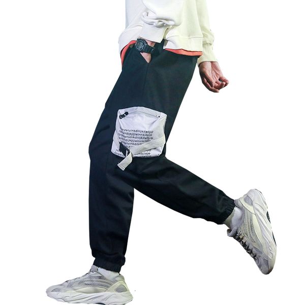 men's pants men fashion cargo hip hop harem streetwear trousers sweatpants jbaw, Black
men's pants men fashion cargo hip hop harem streetwear trousers sweatpants jbaw, Black