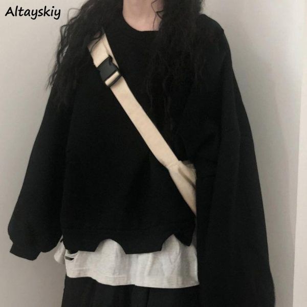women's hoodies & sweatshirts women simple patchwork hole design chic spring basic loose long sleeve clothing stylish teens outerwear b, Black
women's hoodies & sweatshirts women simple patchwork hole design chic spring basic loose long sleeve clothing stylish teens outerwear b, Black