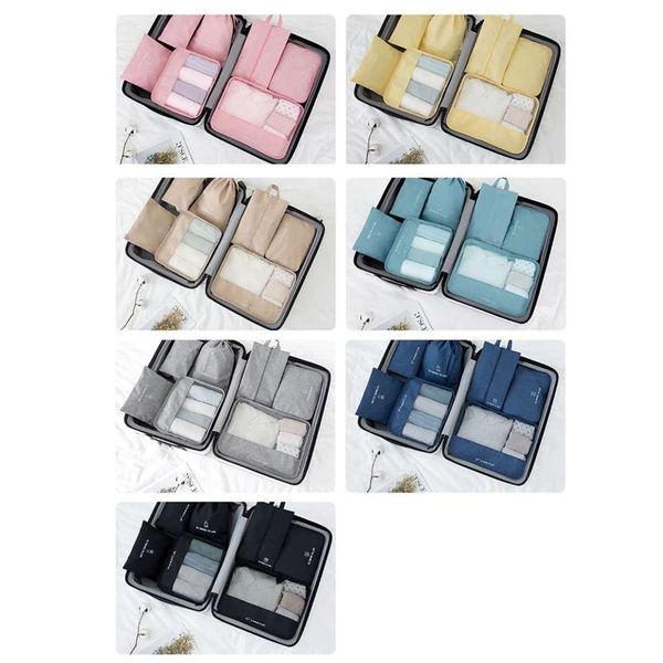 pieces waterproof travel bag storage clothes packaging cube luggage set oxford cloth home bags
pieces waterproof travel bag storage clothes packaging cube luggage set oxford cloth home bags