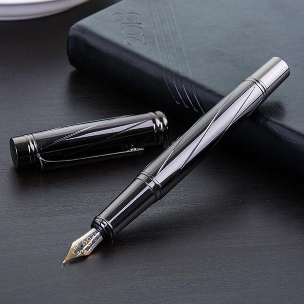 fountain pens luxury silver plating pen office writing ink metal 0.5mm school student stationery supplies
fountain pens luxury silver plating pen office writing ink metal 0.5mm school student stationery supplies