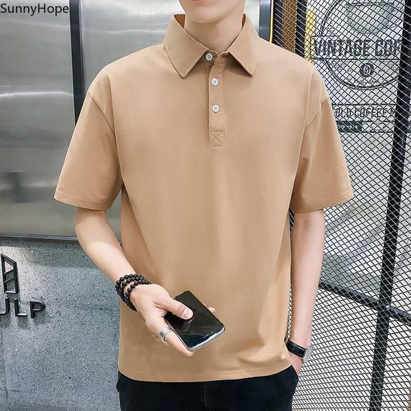 men's polos shirt men clothing solid color fashion breathable thin shirts 2021 turn-down collar half oversized clothe, White;black
men's polos shirt men clothing solid color fashion breathable thin shirts 2021 turn-down collar half oversized clothe, White;black