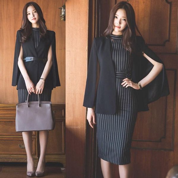 women's two piece pants women 2 set office dress suit lady female v-neck cape blazer jacket stripe pencil midi, White
women's two piece pants women 2 set office dress suit lady female v-neck cape blazer jacket stripe pencil midi, White
