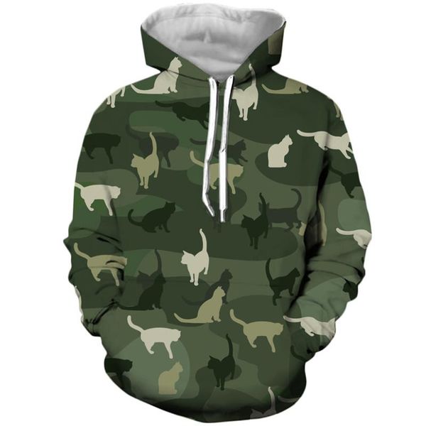 cat camouflage hoodie funny animal men's sweater 3d printing hooded sweatshirt street casual zipper jacket hoodies & sweatshirts, Black
cat camouflage hoodie funny animal men's sweater 3d printing hooded sweatshirt street casual zipper jacket hoodies & sweatshirts, Black