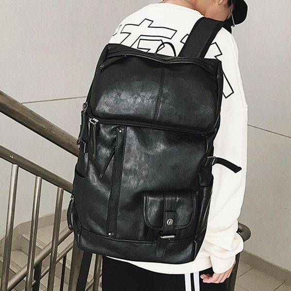 backpack multi pocket men fashion luxury pu leather mens backpacks waterproof travel male lapbags school bookbag
backpack multi pocket men fashion luxury pu leather mens backpacks waterproof travel male lapbags school bookbag