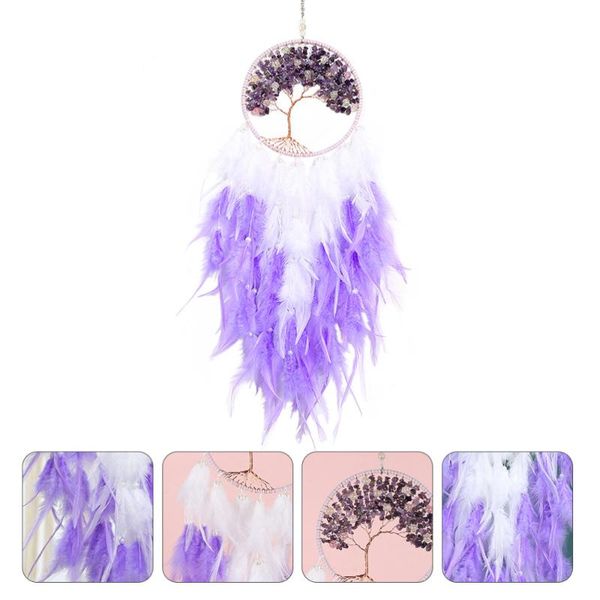 decorative objects & figurines 1pc feather crystals dream catcher pendant romantic hanging decor
decorative objects & figurines 1pc feather crystals dream catcher pendant romantic hanging decor