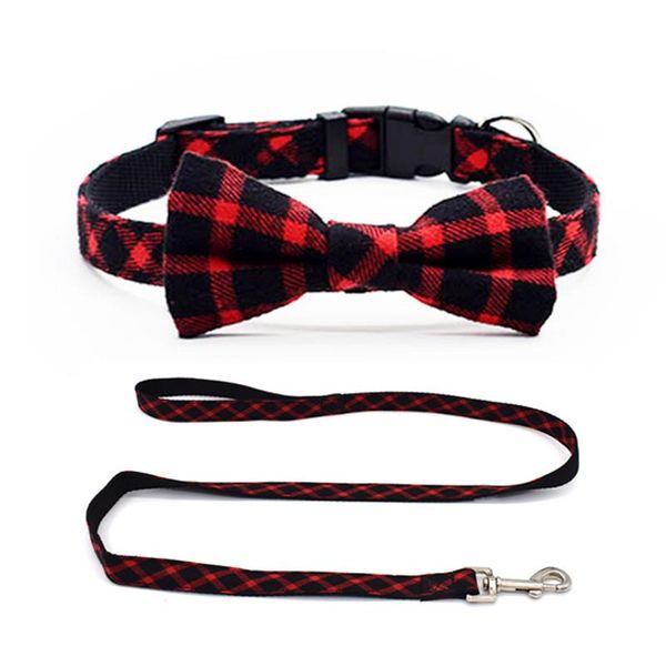 dog collars & leashes plaid cloth bow pet collar large medium and small traction leash
dog collars & leashes plaid cloth bow pet collar large medium and small traction leash