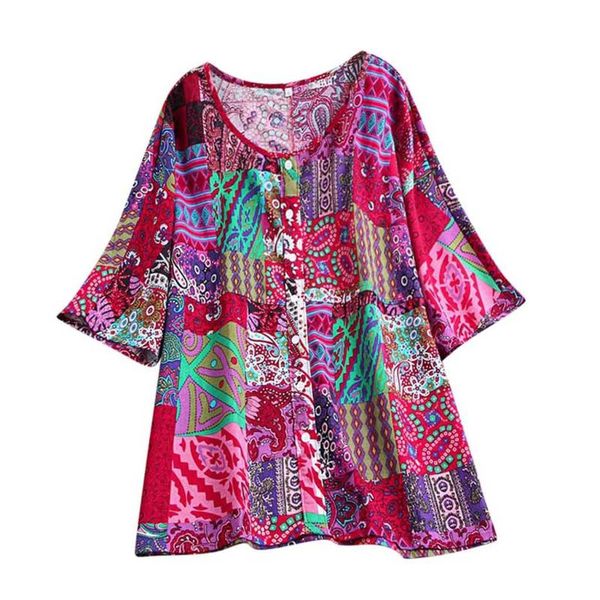 women's blouses & shirts 2021 women ethnic style bohemian blouse shirt o-neck beach blusas summer casual printed boho vintage 0709, White
women's blouses & shirts 2021 women ethnic style bohemian blouse shirt o-neck beach blusas summer casual printed boho vintage 0709, White