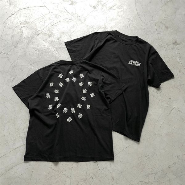 high street simple vintage askyurself t-shirt men women washed do old askyurself t shirts tees, White;black
high street simple vintage askyurself t-shirt men women washed do old askyurself t shirts tees, White;black