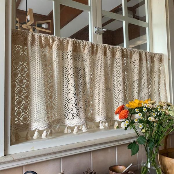 curtain & drapes american nordic retro pastoral shading cloth half short door floating window kitchen
curtain & drapes american nordic retro pastoral shading cloth half short door floating window kitchen