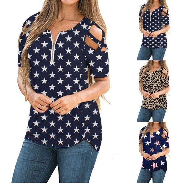 women's t-shirt womens zipper 2021 fashion outdoor casual blouses loose strappy cold shoulder shirt o-neck summer basic blouse, White
women's t-shirt womens zipper 2021 fashion outdoor casual blouses loose strappy cold shoulder shirt o-neck summer basic blouse, White