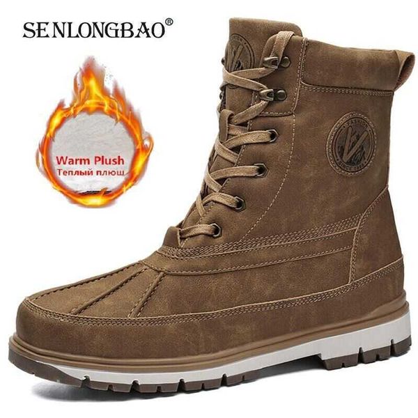 brand winter warm fur men's boots comfortable working high snow waterproof leather ankle sneakers size 47 210619, Black
brand winter warm fur men's boots comfortable working high snow waterproof leather ankle sneakers size 47 210619, Black