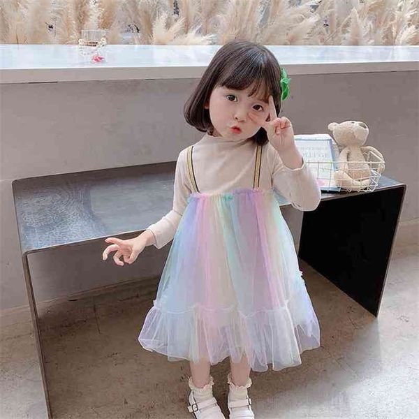 gooporson fashion korean kids dresses for girls rainbow long sleeve princess dress cute little girls party mesh costume 210715, Red;yellow
gooporson fashion korean kids dresses for girls rainbow long sleeve princess dress cute little girls party mesh costume 210715, Red;yellow