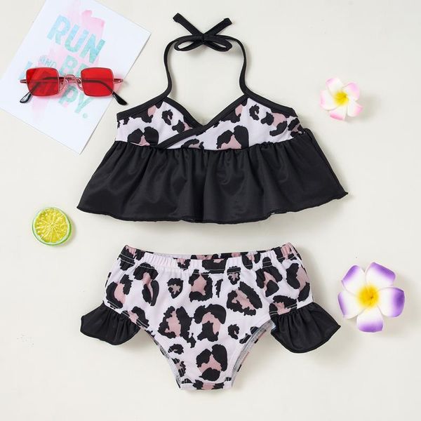 one-pieces leopard print swimwear girl toddler baby kids girls swimsuit slip ruffle crab patchwork beach two-piece bikini swimming sets, Black
one-pieces leopard print swimwear girl toddler baby kids girls swimsuit slip ruffle crab patchwork beach two-piece bikini swimming sets, Black