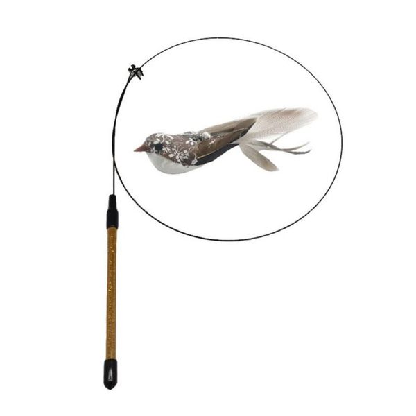 cat toys simulation bird lengthening steel rod feather tease stick toy funny pet products supplies
cat toys simulation bird lengthening steel rod feather tease stick toy funny pet products supplies