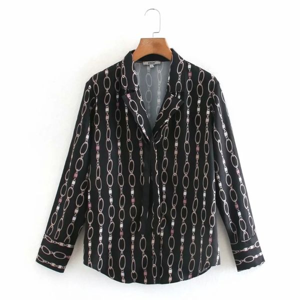 women chain printing turndown collar loose shirts female long sleeve blouses casual lady blusas s8176 210430, White
women chain printing turndown collar loose shirts female long sleeve blouses casual lady blusas s8176 210430, White