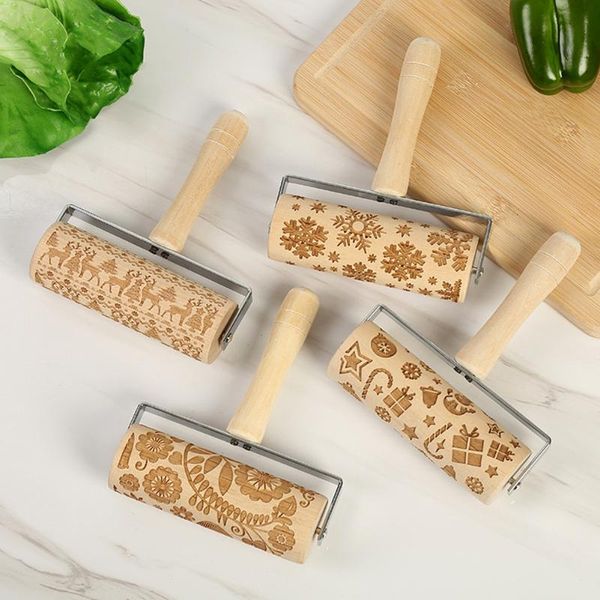 embossed rolling pin christmas pins for baking cookies diy manual kitchen pastry tool navidad xmas & boards
embossed rolling pin christmas pins for baking cookies diy manual kitchen pastry tool navidad xmas & boards